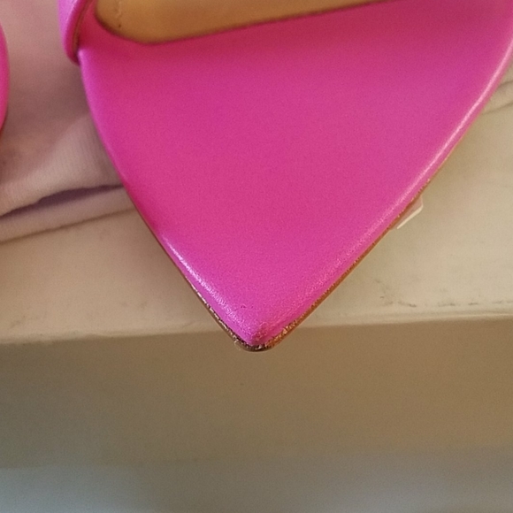 SCHUTZ neon pink Soraya heels sexy NIB - Picture 6 of 9